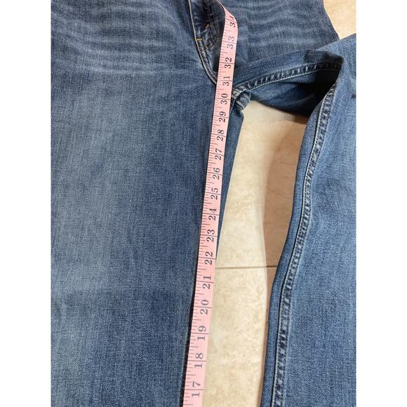 Abercrombie & Fitch Jeans Size 27 90s Straight Ultra High Rise Blue Denim - Picture 8 of 11